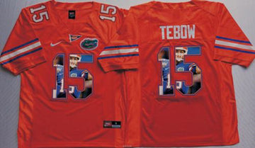 Tim Tebow Florida Gators orange Fashion jersey