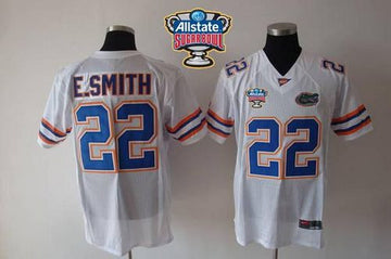 E.Smith Florida Gators white jersey