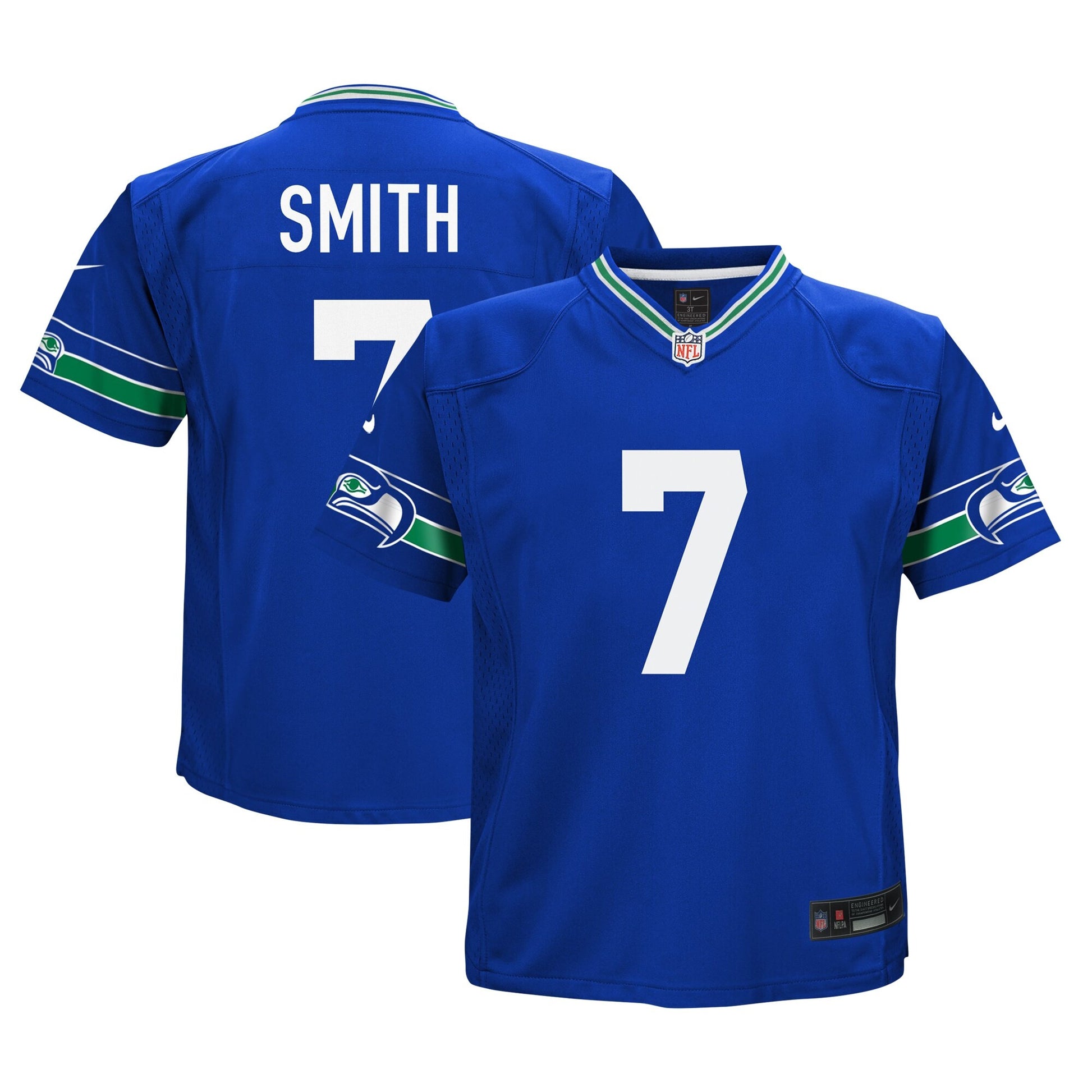 Geno Smith Preschool Seattle Seahawks royal jersey