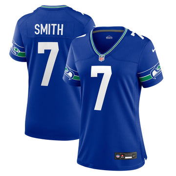 Geno Smith Seattle Seahawks royal jersey