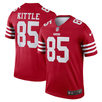 George Kittle San Francisco 49ers scarlet Legend jersey