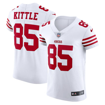 George Kittle San Francisco 49ers white Vapor jersey