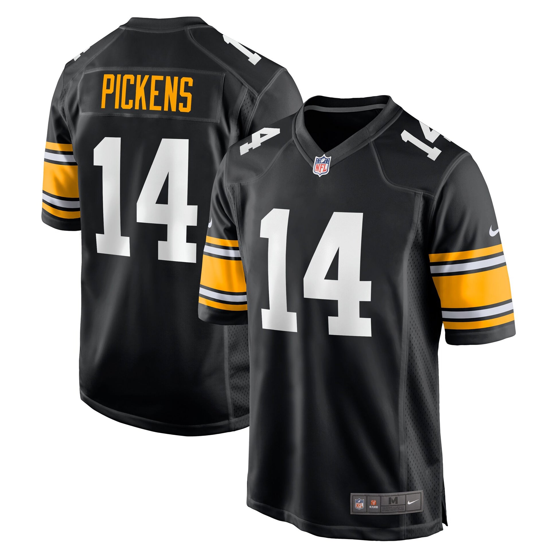 George Pickens Pittsburgh Steelers black Game jersey