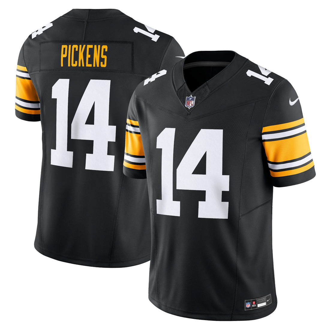 George Pickens Pittsburgh Steelers black Vapor jersey