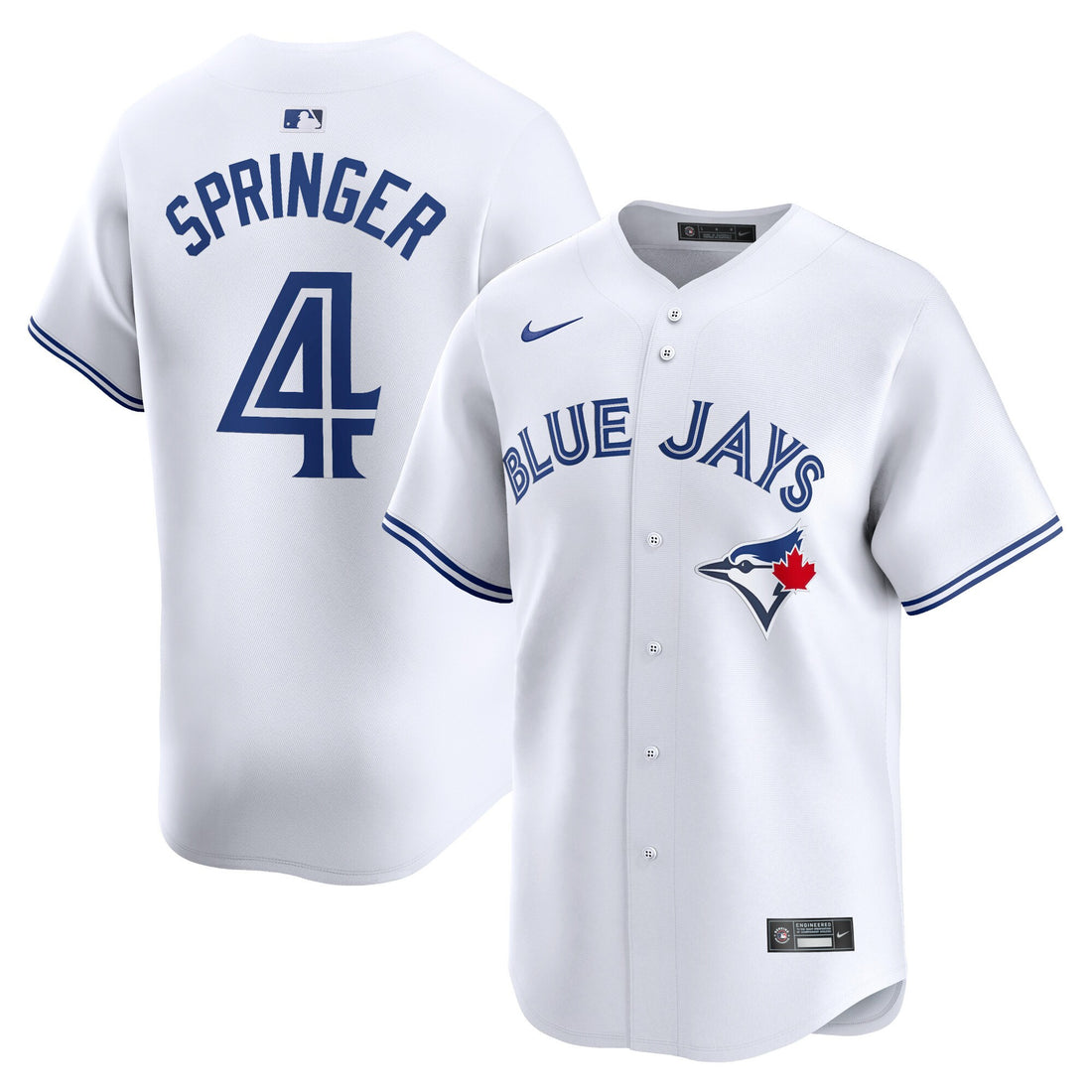 George Springer Toronto Blue Jays white Limited jersey