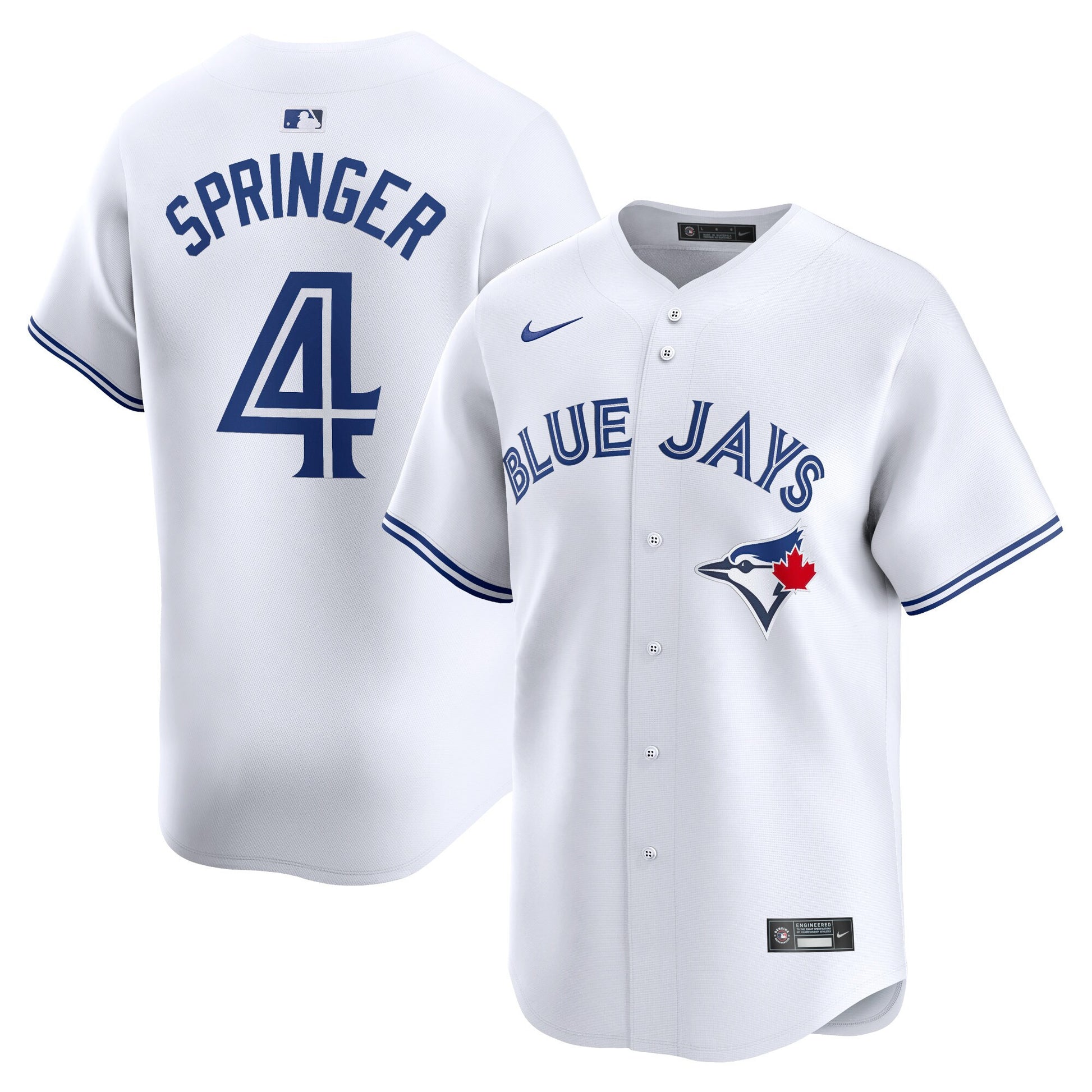 George Springer Toronto Blue Jays white Limited jersey