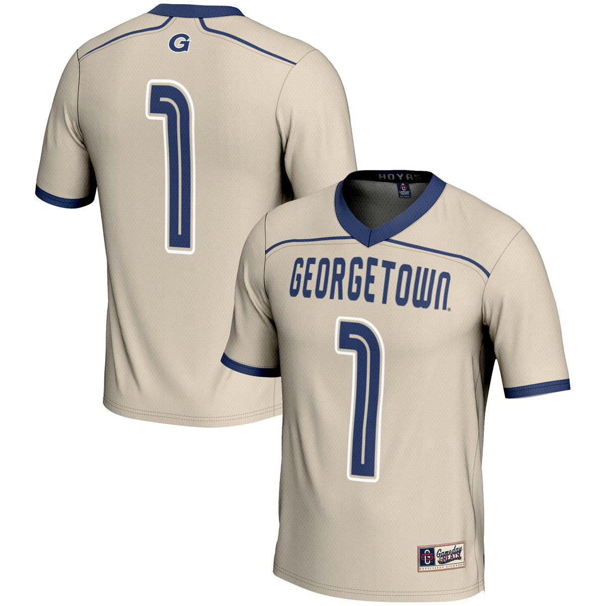 Lacrosse Georgetown Hoyas gray jersey
