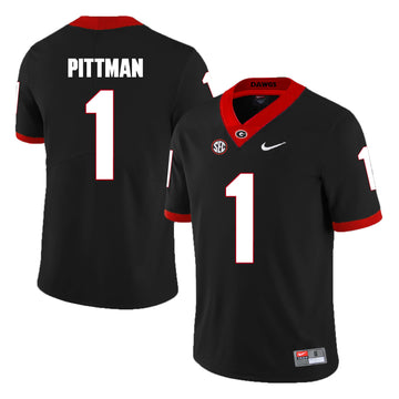 Sam Pittman Georgia Bulldogs black jersey