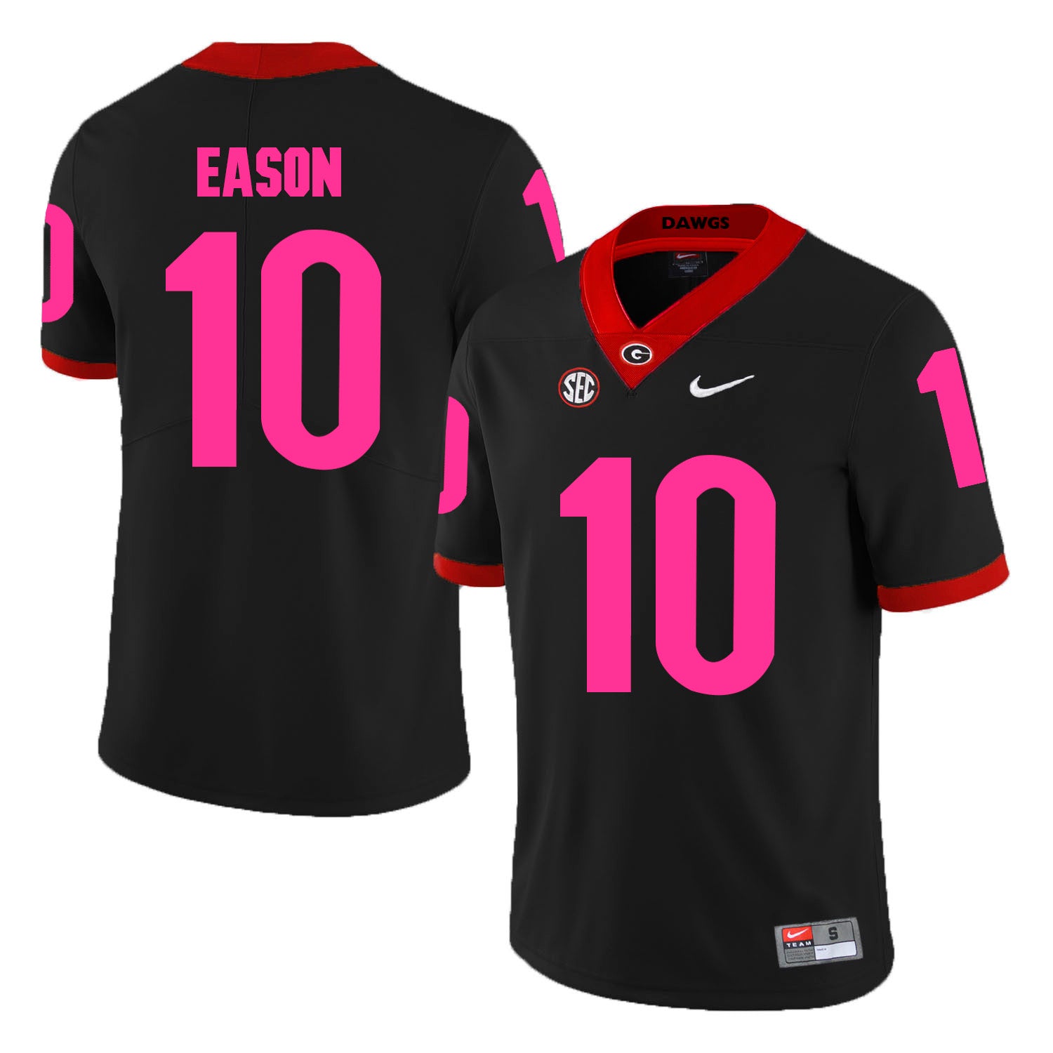 Jacob Eason Georgia Bulldogs black jersey