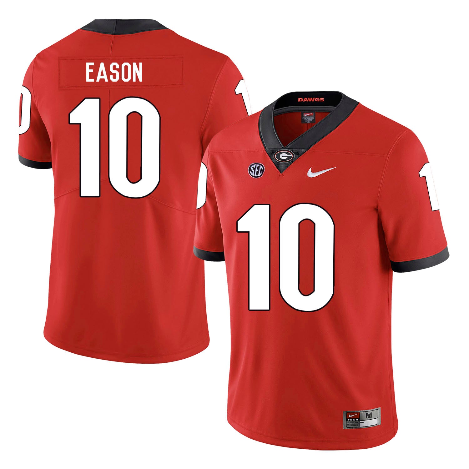 Jacob Eason Georgia Bulldogs red jersey