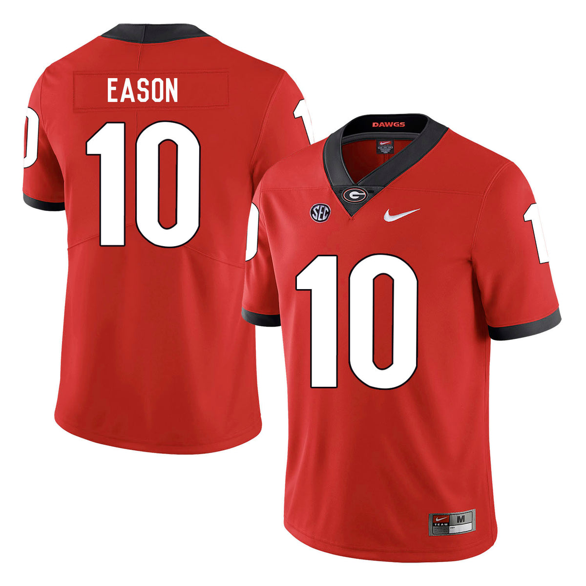 Jacob Eason Georgia Bulldogs red jersey