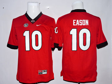 Jacob Eason Georgia Bulldogs red jersey