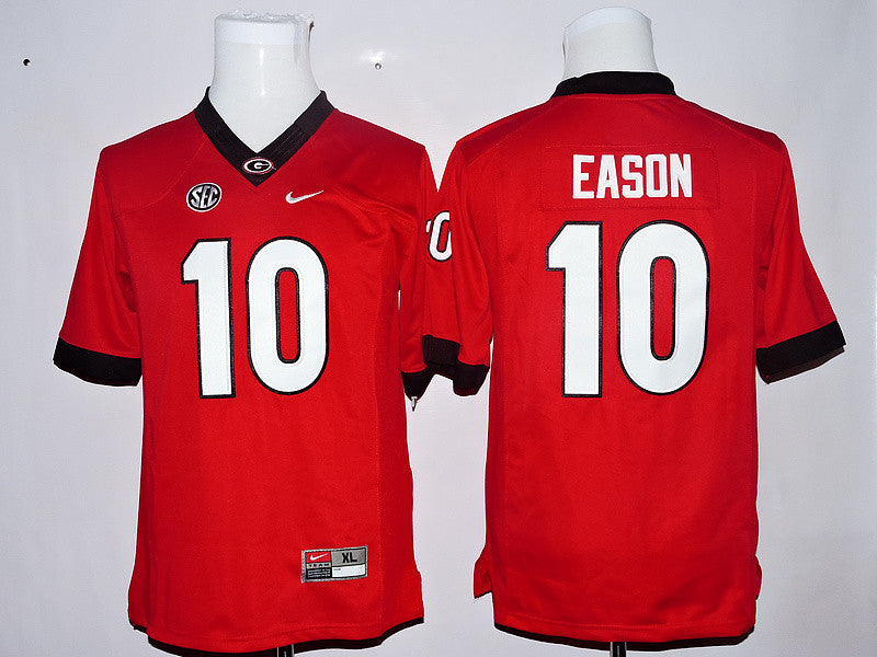 Jacob Eason Georgia Bulldogs red jersey