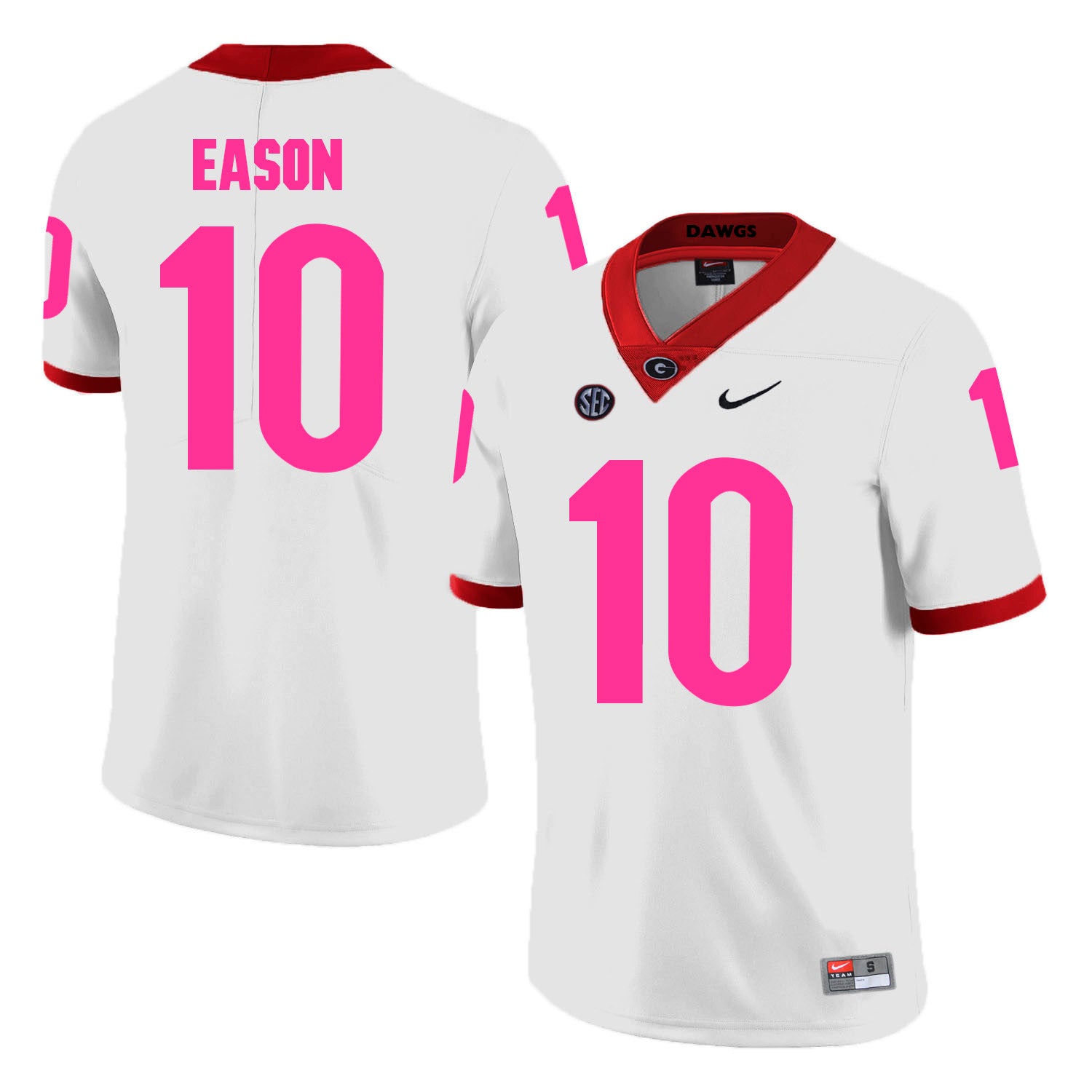 Jacob Eason Georgia Bulldogs white jersey
