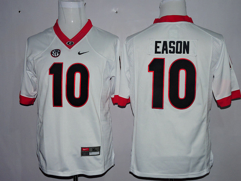 Jacob Eason Georgia Bulldogs white jersey