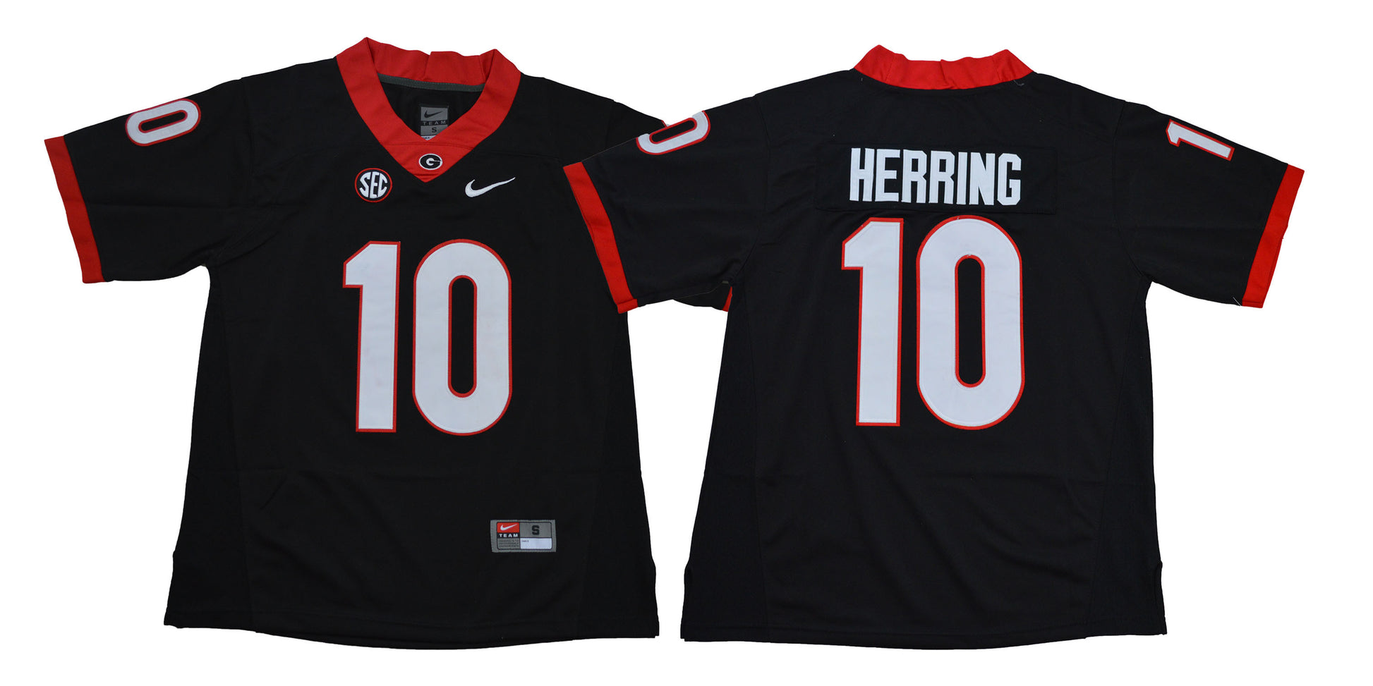 Malik Herring Georgia Bulldogs black jersey