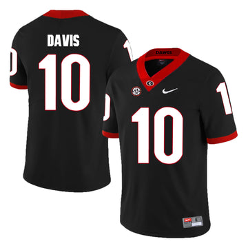 Thomas Davis Georgia Bulldogs black jersey