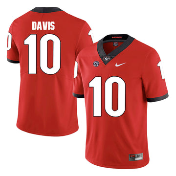 Thomas Davis Georgia Bulldogs red jersey