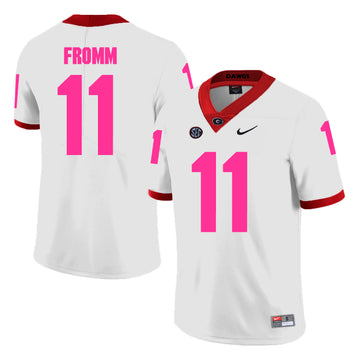 Jake Fromm Georgia Bulldogs white jersey
