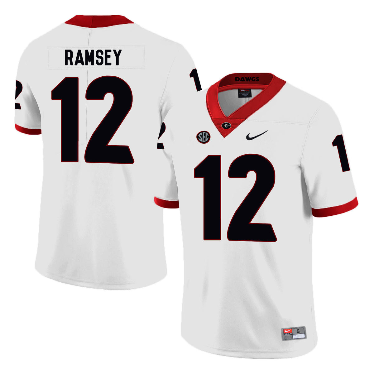 Brice Ramsey Georgia Bulldogs white jersey