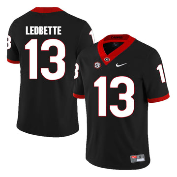 Jonathan Ledbetter Georgia Bulldogs black jersey