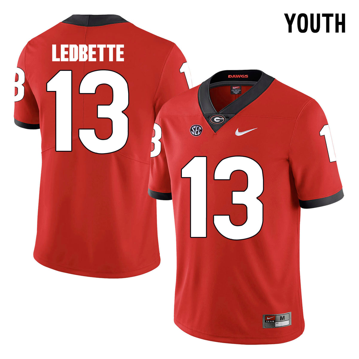 Jonathan Ledbetter Georgia Bulldogs red jersey