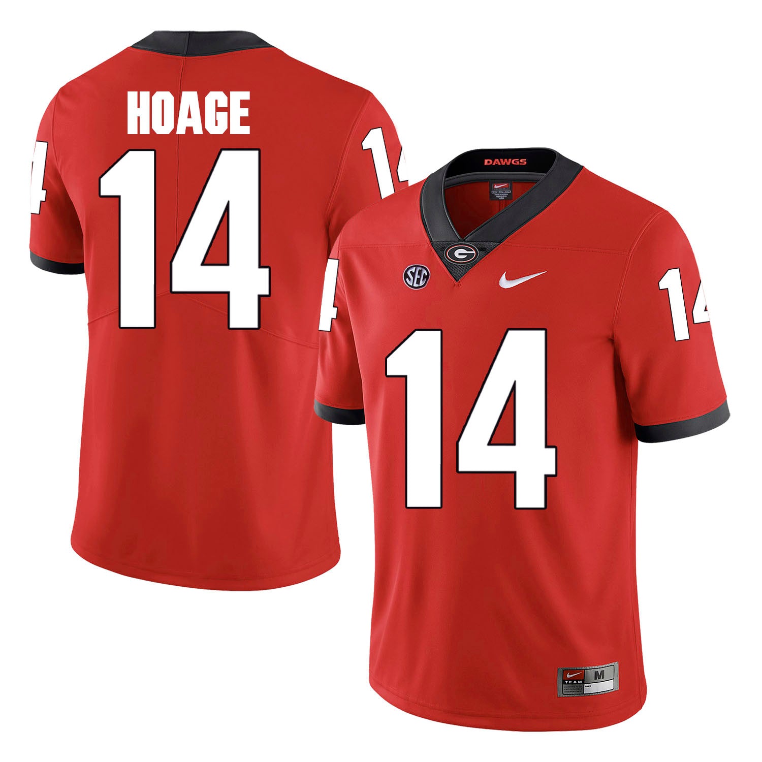 Terry Hoage Georgia Bulldogs red jersey