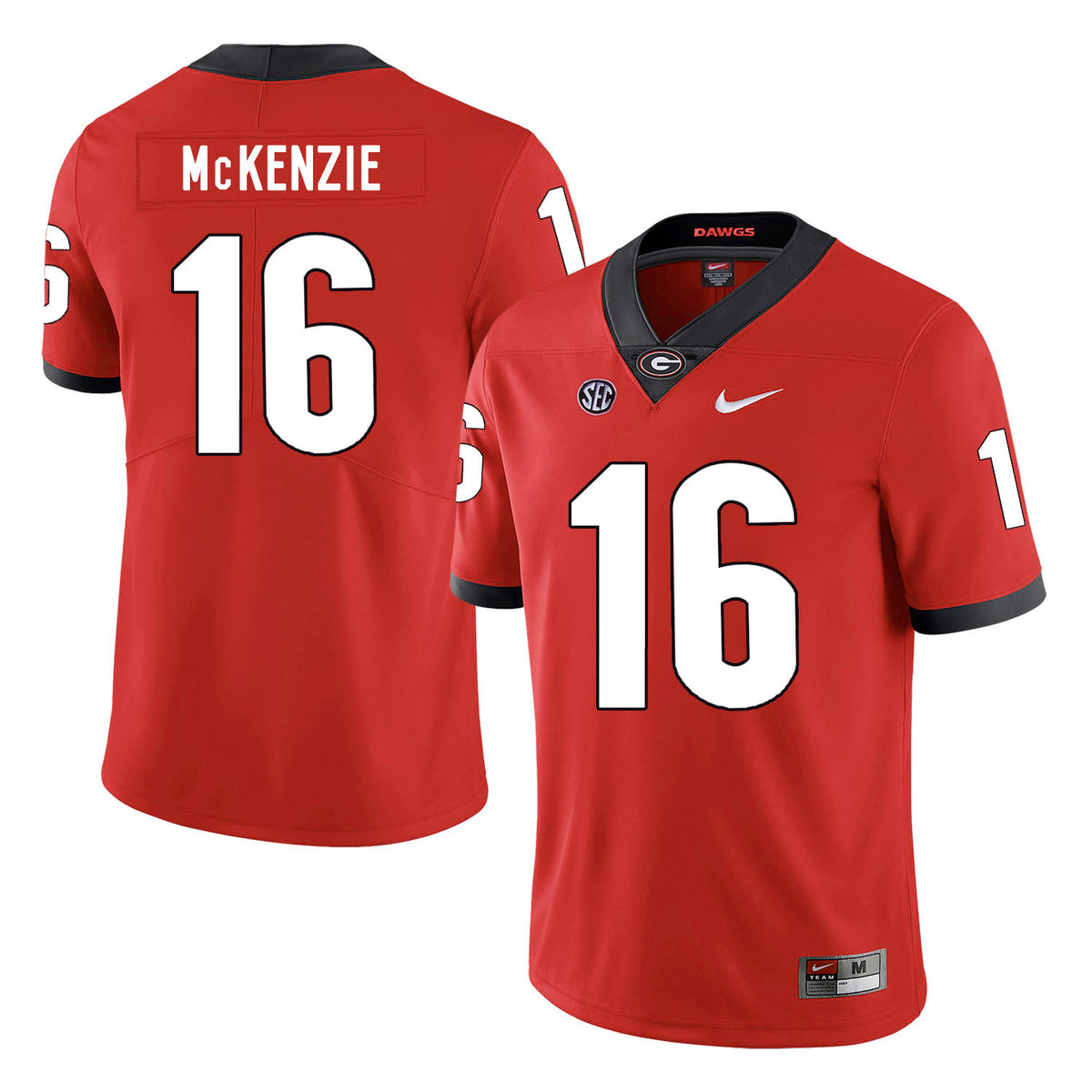 Isaiah McKenzie Georgia Bulldogs red jersey
