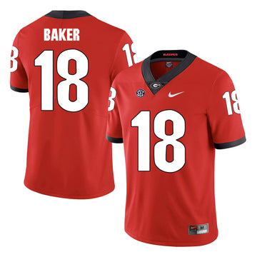 Deandre Baker Georgia Bulldogs red jersey
