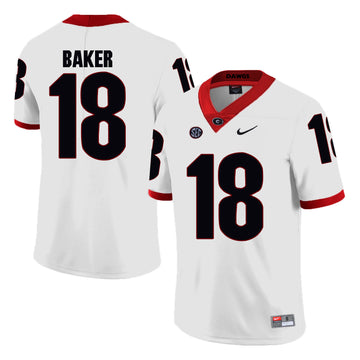Deandre Baker Georgia Bulldogs white jersey