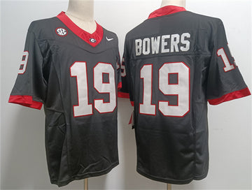 Brock Bowers Georgia Bulldogs black jersey