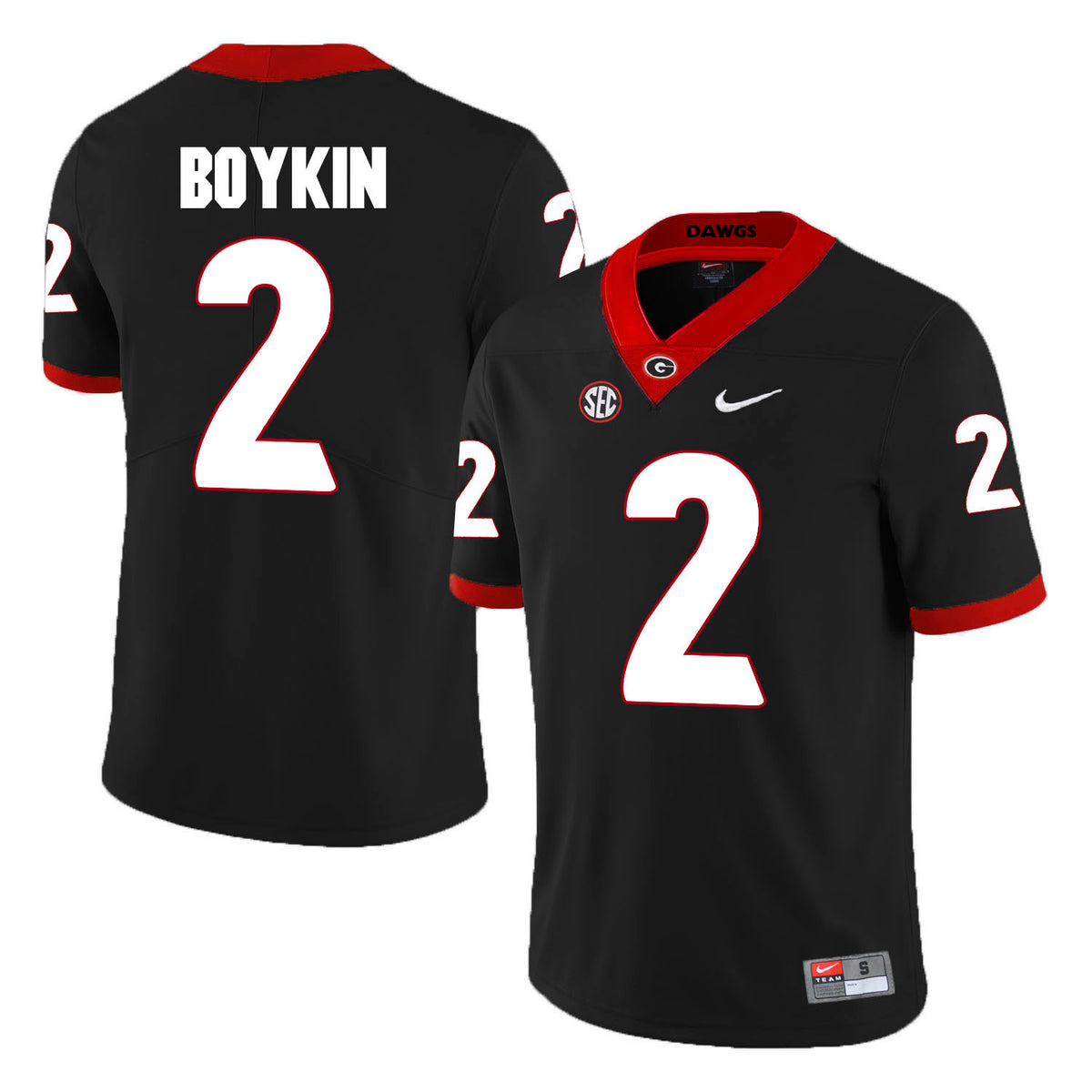 Brandon Boykin Georgia Bulldogs black jersey