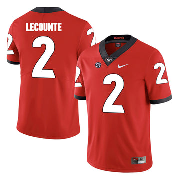 Richard LeCounte Georgia Bulldogs red jersey
