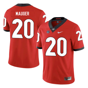 Quincy Mauger Georgia Bulldogs red jersey