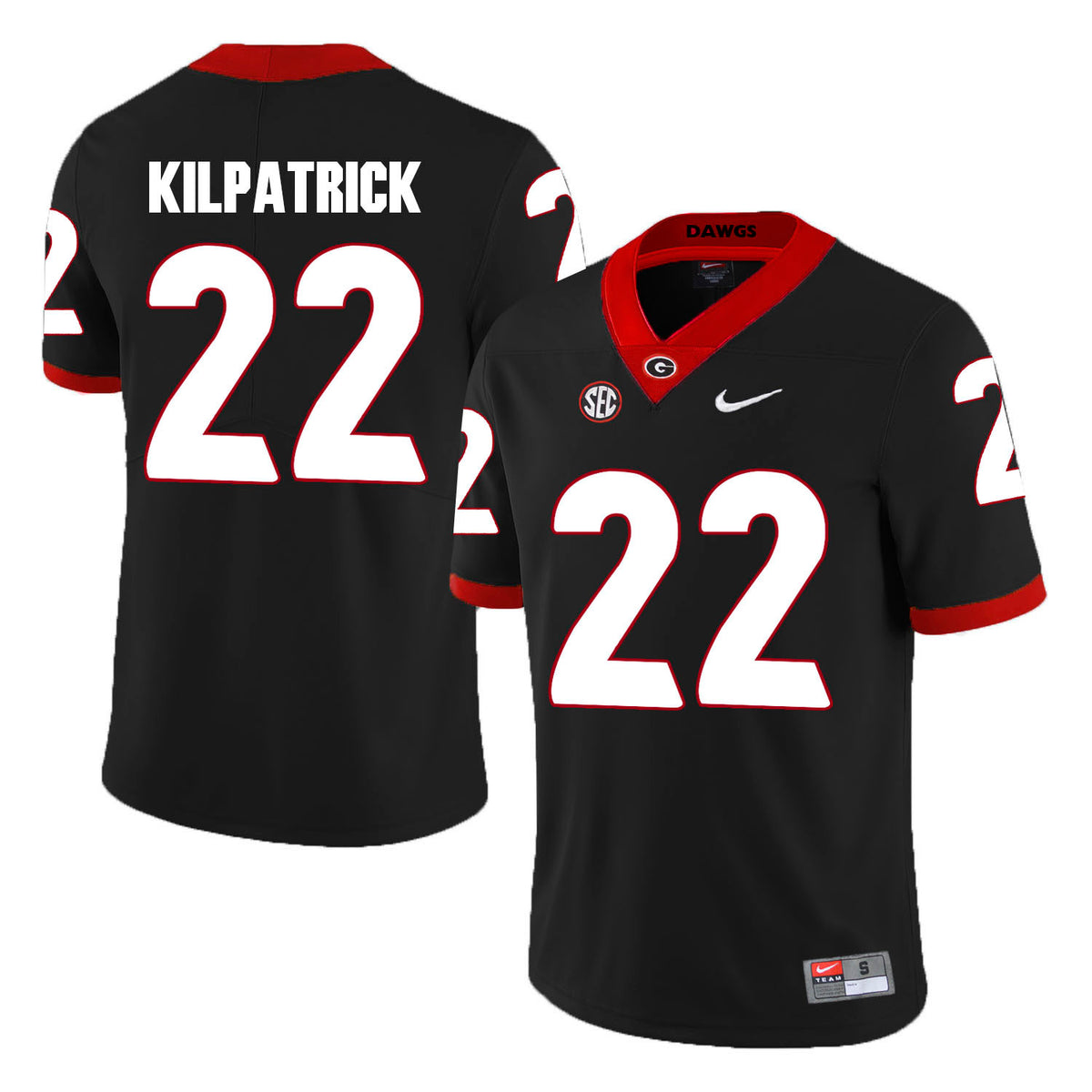 Rhonda Kilpatrick Georgia Bulldogs black jersey