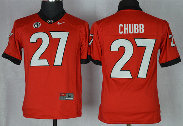Chubb Georgia Bulldogs red jersey
