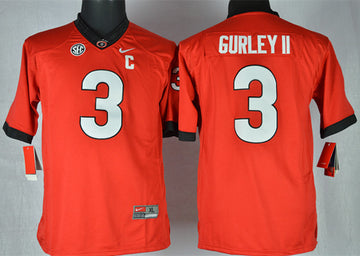 Gurley II Georgia Bulldogs red jersey