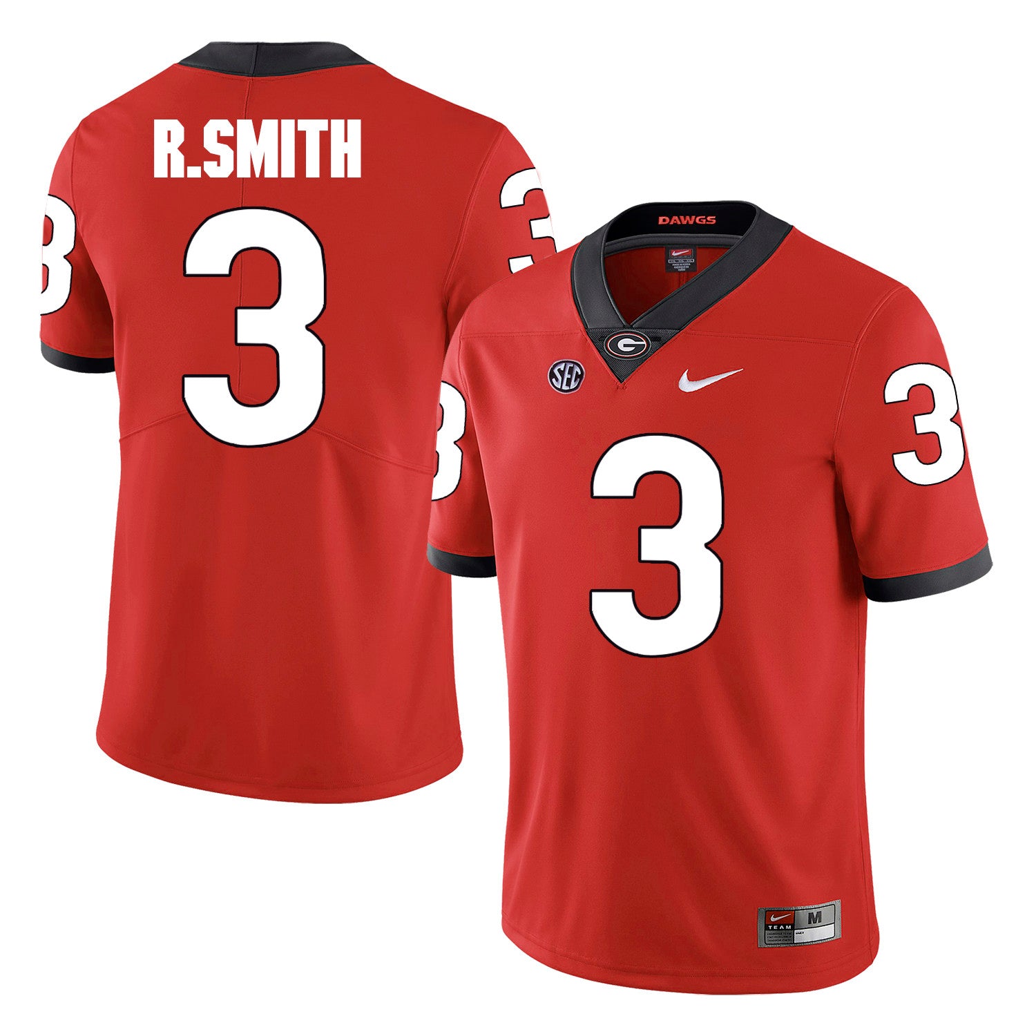 Roquan Smith Georgia Bulldogs red jersey