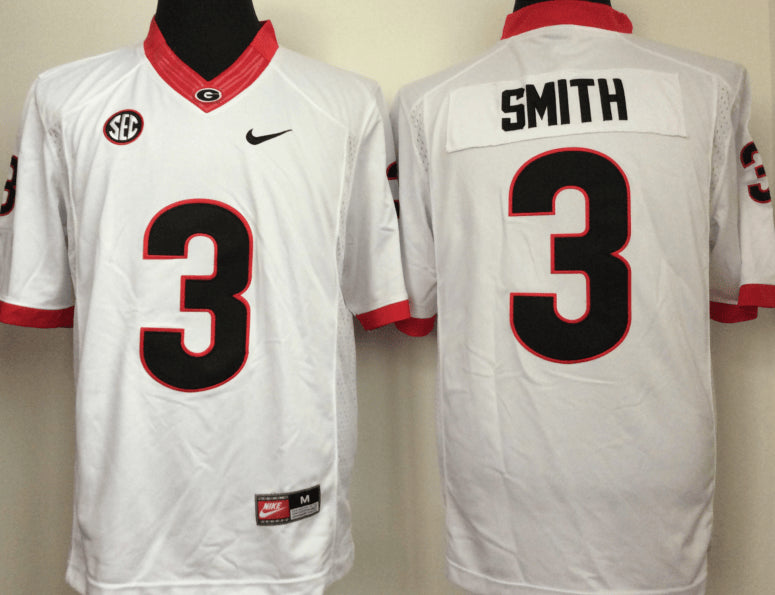 Roquan Smith Georgia Bulldogs white jersey