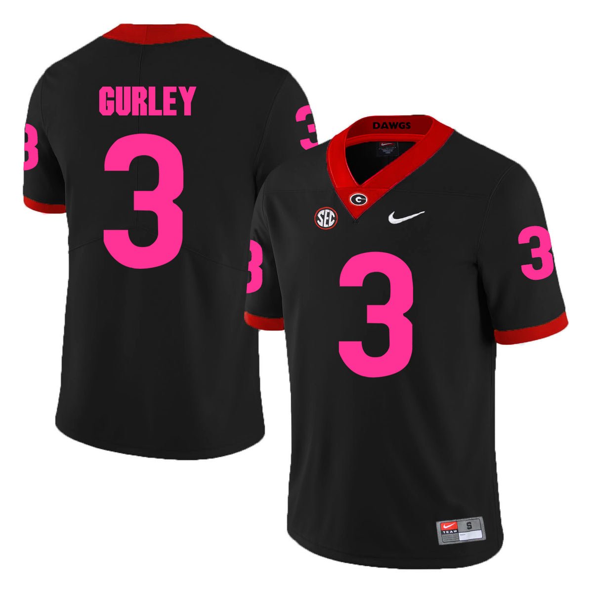 Todd Gurley Georgia Bulldogs black jersey