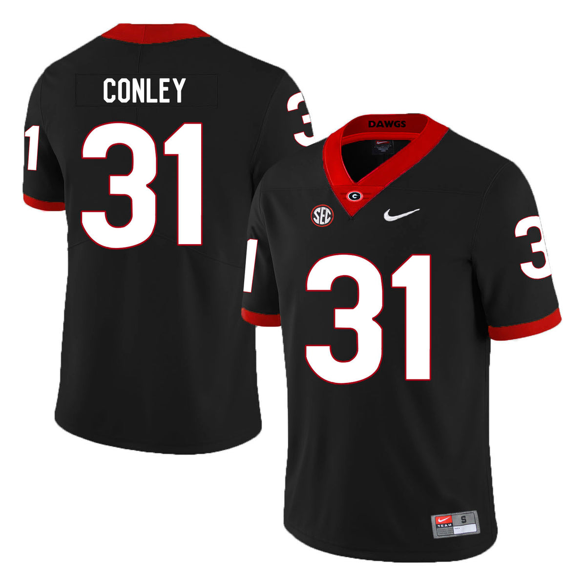 Chris Conley Georgia Bulldogs black jersey