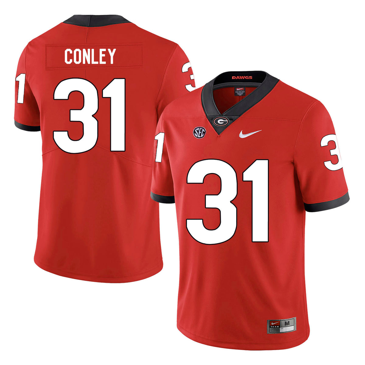 Chris Conley Georgia Bulldogs red jersey