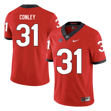 Chris Conley Georgia Bulldogs red jersey