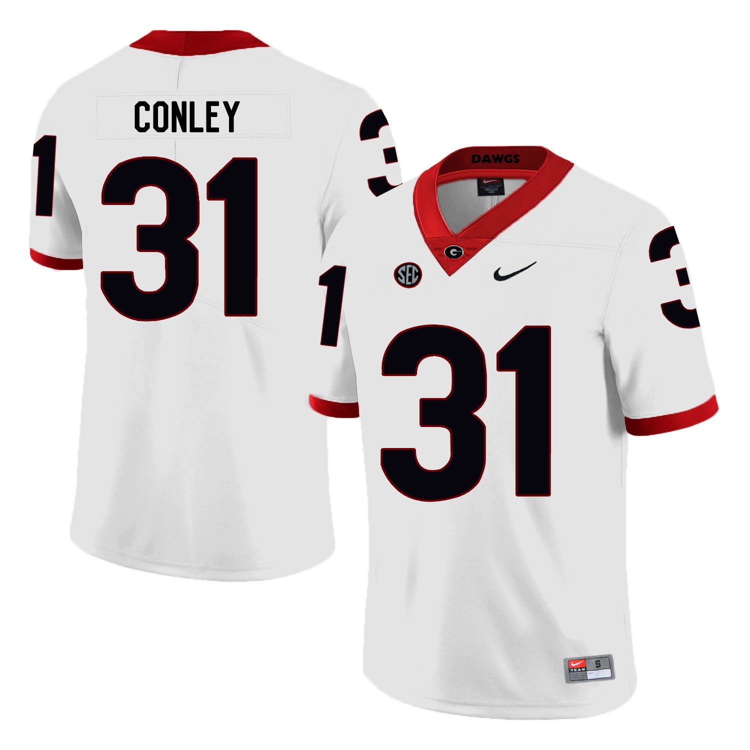 Chris Conley Georgia Bulldogs white jersey