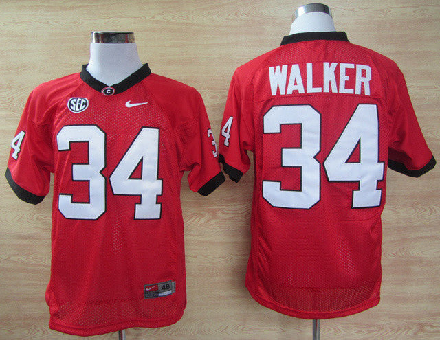Herschel Walker Georgia Bulldogs red jersey