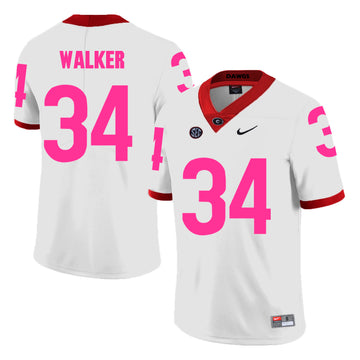 Herschel Walker Georgia Bulldogs white jersey