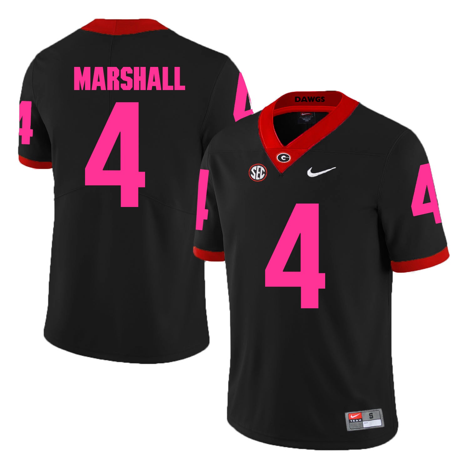 Keith Marshall Georgia Bulldogs black jersey