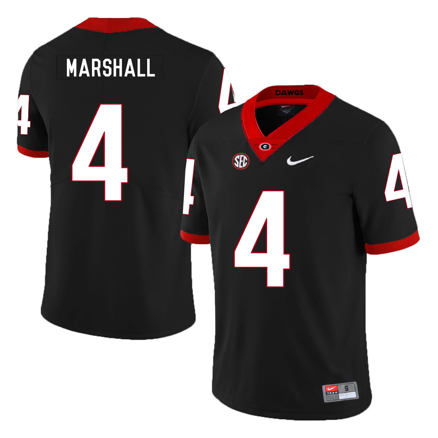 Keith Marshall Georgia Bulldogs black jersey