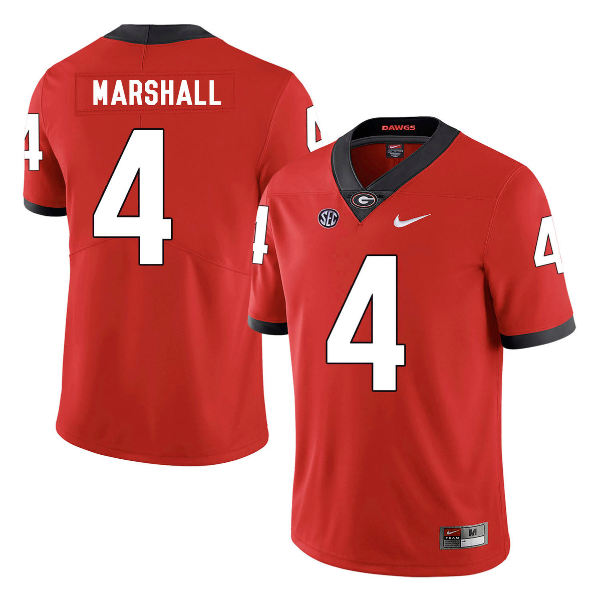 Keith Marshall Georgia Bulldogs red jersey