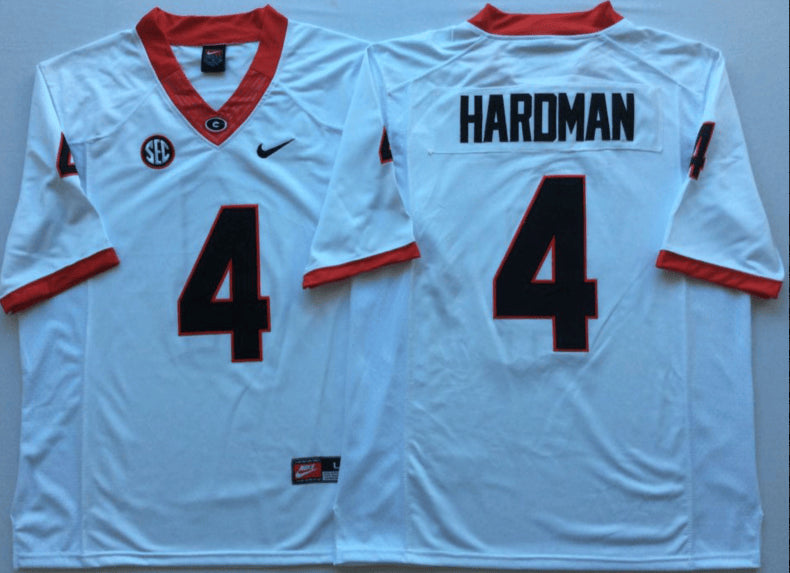 Mecole Hardman Georgia Bulldogs white jersey